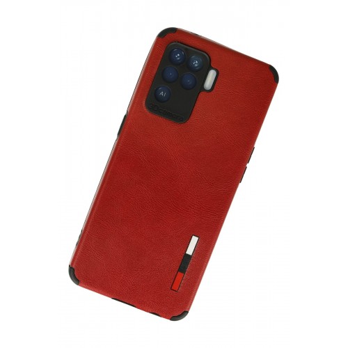 Newface Oppo Reno 5 Lite Kılıf Loop Deri Silikon - Kırmızı Newface Oppo Reno 5 Lite Kılıf Loop Deri Silikon - Kırmızı