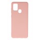 Newface Samsung Galaxy A21S Kılıf Nano içi Kadife Silikon - Pudra Newface Samsung Galaxy A21S Kılıf Nano içi Kadife Silikon - Pudra