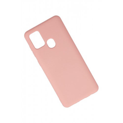 Newface Samsung Galaxy A21S Kılıf Nano içi Kadife Silikon - Pudra Newface Samsung Galaxy A21S Kılıf Nano içi Kadife Silikon - Pudra
