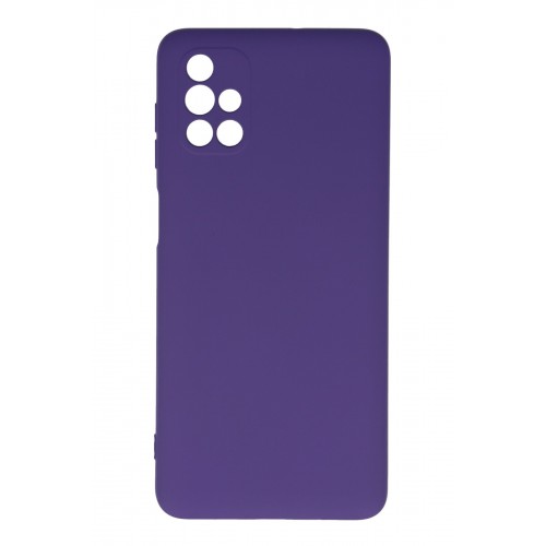 Newface Samsung Galaxy M51 Kılıf Nano içi Kadife Silikon - Mor Newface Samsung Galaxy M51 Kılıf Nano içi Kadife Silikon - Mor