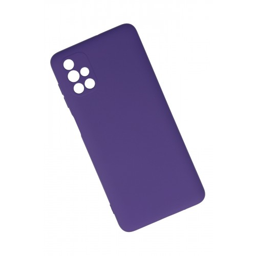 Newface Samsung Galaxy M51 Kılıf Nano içi Kadife Silikon - Mor Newface Samsung Galaxy M51 Kılıf Nano içi Kadife Silikon - Mor