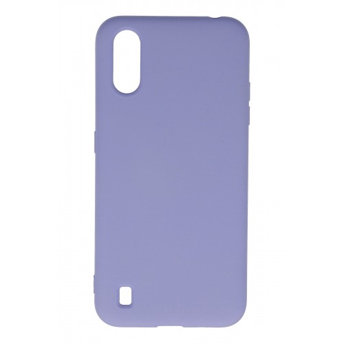 Newface Samsung Galaxy A01 Kılıf Nano içi Kadife Silikon - Lila Newface Samsung Galaxy A01 Kılıf Nano içi Kadife Silikon - Lila