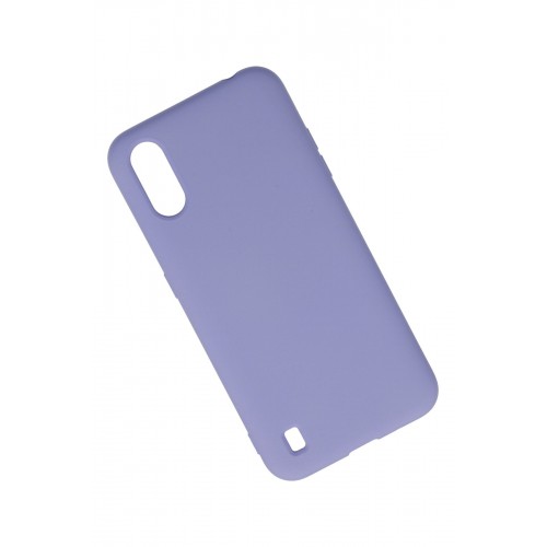 Newface Samsung Galaxy A01 Kılıf Nano içi Kadife Silikon - Lila Newface Samsung Galaxy A01 Kılıf Nano içi Kadife Silikon - Lila