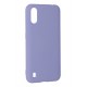 Newface Samsung Galaxy A01 Kılıf Nano içi Kadife Silikon - Lila Newface Samsung Galaxy A01 Kılıf Nano içi Kadife Silikon - Lila