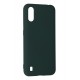Newface Samsung Galaxy A01 Kılıf Nano içi Kadife Silikon - Koyu Yeşil Newface Samsung Galaxy A01 Kılıf Nano içi Kadife Silikon - Koyu Yeşil