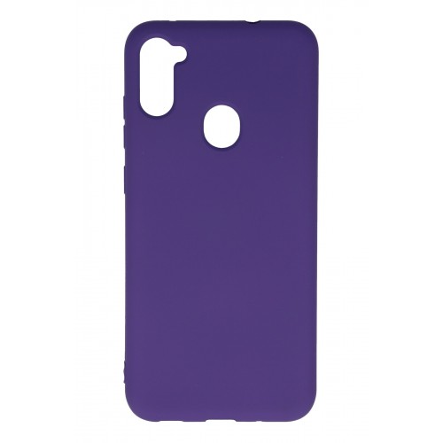 Newface Samsung Galaxy M11 Kılıf Nano içi Kadife Silikon - Mor Newface Samsung Galaxy M11 Kılıf Nano içi Kadife Silikon - Mor