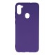 Newface Samsung Galaxy M11 Kılıf Nano içi Kadife Silikon - Mor Newface Samsung Galaxy M11 Kılıf Nano içi Kadife Silikon - Mor