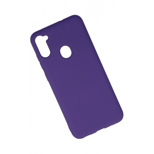 Newface Samsung Galaxy M11 Kılıf Nano içi Kadife Silikon - Mor Newface Samsung Galaxy M11 Kılıf Nano içi Kadife Silikon - Mor