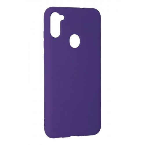 Newface Samsung Galaxy M11 Kılıf Nano içi Kadife Silikon - Mor Newface Samsung Galaxy M11 Kılıf Nano içi Kadife Silikon - Mor
