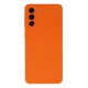 Newface Samsung Galaxy S21 Plus Kılıf Nano içi Kadife Silikon - Turuncu Newface Samsung Galaxy S21 Plus Kılıf Nano içi Kadife Silikon - Turuncu