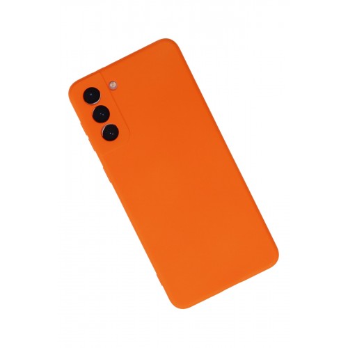 Newface Samsung Galaxy S21 Plus Kılıf Nano içi Kadife Silikon - Turuncu Newface Samsung Galaxy S21 Plus Kılıf Nano içi Kadife Silikon - Turuncu