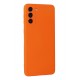 Newface Samsung Galaxy S21 Plus Kılıf Nano içi Kadife Silikon - Turuncu Newface Samsung Galaxy S21 Plus Kılıf Nano içi Kadife Silikon - Turuncu