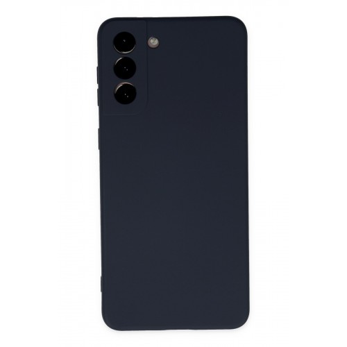 Newface Samsung Galaxy S21 Plus Kılıf Nano içi Kadife Silikon - Lacivert Newface Samsung Galaxy S21 Plus Kılıf Nano içi Kadife Silikon - Lacivert