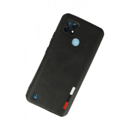 Newface Realme C21 Kılıf Loop Deri Silikon - Siyah Newface Realme C21 Kılıf Loop Deri Silikon - Siyah