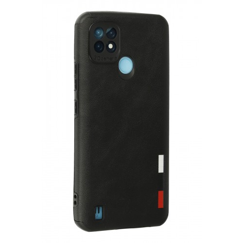 Newface Realme C21 Kılıf Loop Deri Silikon - Siyah Newface Realme C21 Kılıf Loop Deri Silikon - Siyah