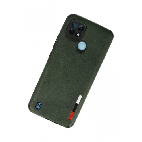 Newface Realme C21 Kılıf Loop Deri Silikon - Yeşil Newface Realme C21 Kılıf Loop Deri Silikon - Yeşil