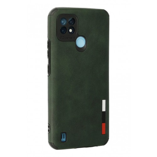 Newface Realme C21 Kılıf Loop Deri Silikon - Yeşil Newface Realme C21 Kılıf Loop Deri Silikon - Yeşil