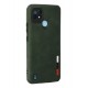 Newface Realme C21 Kılıf Loop Deri Silikon - Yeşil Newface Realme C21 Kılıf Loop Deri Silikon - Yeşil