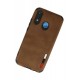 Newface Huawei P20 Lite Kılıf Loop Deri Silikon - Kahverengi Newface Huawei P20 Lite Kılıf Loop Deri Silikon - Kahverengi