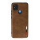 Newface Xiaomi Redmi 9C Kılıf Loop Deri Silikon - Kahverengi Newface Xiaomi Redmi 9C Kılıf Loop Deri Silikon - Kahverengi