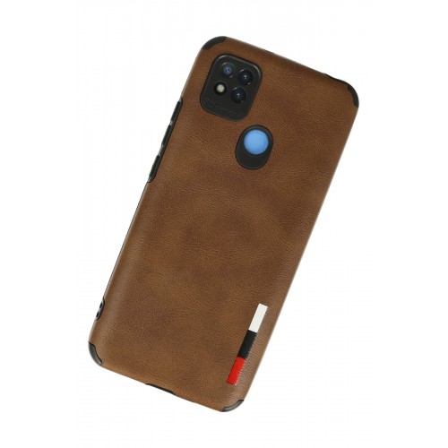 Newface Xiaomi Redmi 9C Kılıf Loop Deri Silikon - Kahverengi Newface Xiaomi Redmi 9C Kılıf Loop Deri Silikon - Kahverengi