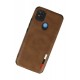 Newface Xiaomi Redmi 9C Kılıf Loop Deri Silikon - Kahverengi Newface Xiaomi Redmi 9C Kılıf Loop Deri Silikon - Kahverengi