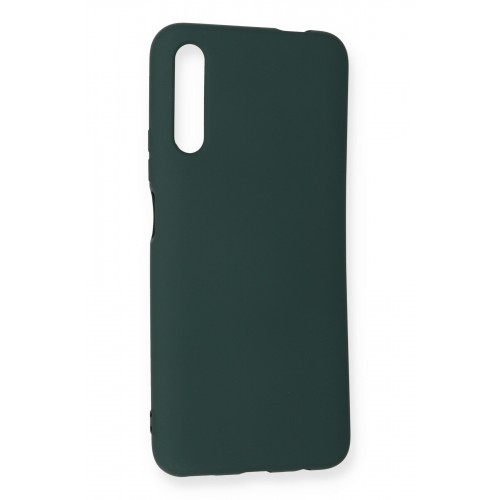 Newface Huawei P Smart Pro / Y9S Kılıf Nano içi Kadife Silikon - Koyu Yeşil Newface Huawei P Smart Pro / Y9S Kılıf Nano içi Kadife Silikon - Koyu Yeşil
