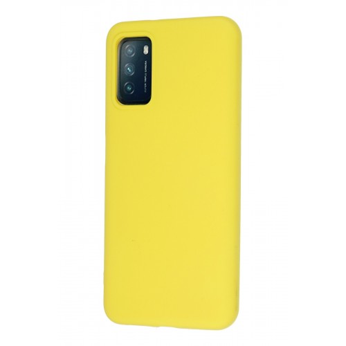 Newface Xiaomi Pocophone M3 Kılıf Nano içi Kadife Silikon - Sarı Newface Xiaomi Pocophone M3 Kılıf Nano içi Kadife Silikon - Sarı