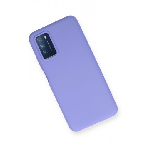 Newface Xiaomi Pocophone M3 Kılıf Nano içi Kadife Silikon - Lila Newface Xiaomi Pocophone M3 Kılıf Nano içi Kadife Silikon - Lila