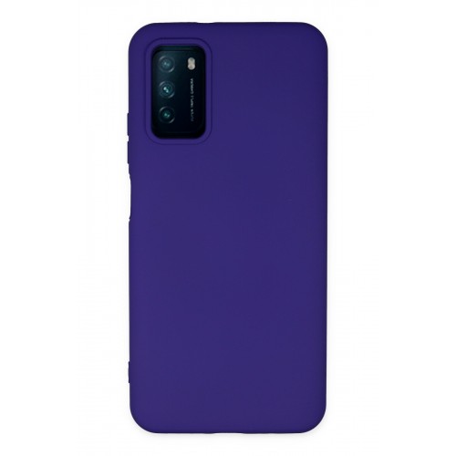 Newface Xiaomi Pocophone M3 Kılıf Nano içi Kadife Silikon - Mor Newface Xiaomi Pocophone M3 Kılıf Nano içi Kadife Silikon - Mor