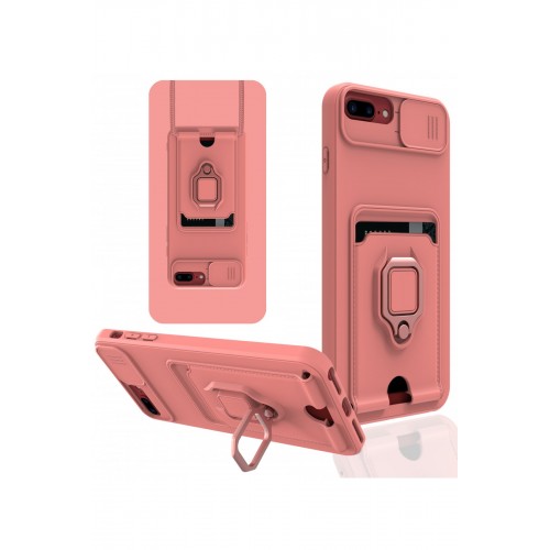 Newface iPhone 7 Plus Kılıf Zuma Kartvizitli Yüzüklü Silikon - Pembe Newface iPhone 7 Plus Kılıf Zuma Kartvizitli Yüzüklü Silikon - Pembe