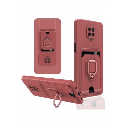 Newface Xiaomi Redmi Note 9S Kılıf Zuma Kartvizitli Yüzüklü Silikon - Pembe Newface Xiaomi Redmi Note 9S Kılıf Zuma Kartvizitli Yüzüklü Silikon - Pembe