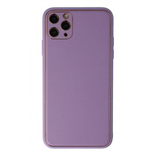 Newface iPhone 11 Pro Kılıf Coco Deri Silikon Kapak - Lila Newface iPhone 11 Pro Kılıf Coco Deri Silikon Kapak - Lila