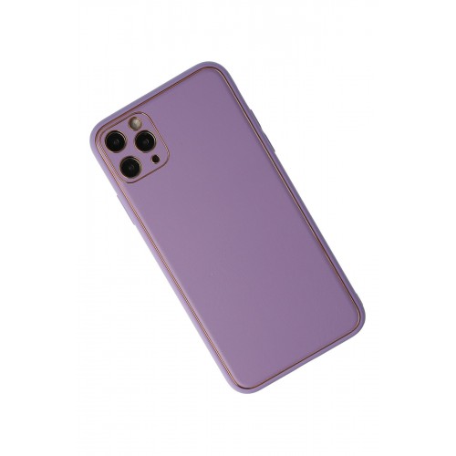 Newface iPhone 11 Pro Kılıf Coco Deri Silikon Kapak - Lila Newface iPhone 11 Pro Kılıf Coco Deri Silikon Kapak - Lila