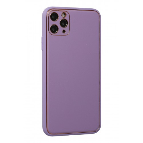 Newface iPhone 11 Pro Kılıf Coco Deri Silikon Kapak - Lila Newface iPhone 11 Pro Kılıf Coco Deri Silikon Kapak - Lila