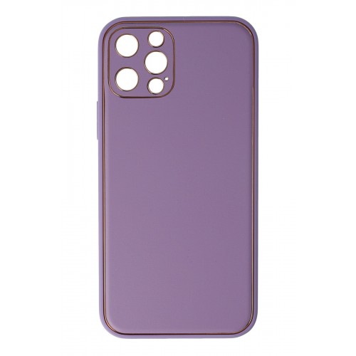 Newface iPhone 12 Pro Kılıf Coco Deri Silikon Kapak - Lila Newface iPhone 12 Pro Kılıf Coco Deri Silikon Kapak - Lila
