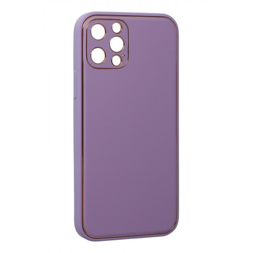 Newface iPhone 12 Pro Kılıf Coco Deri Silikon Kapak - Lila Newface iPhone 12 Pro Kılıf Coco Deri Silikon Kapak - Lila