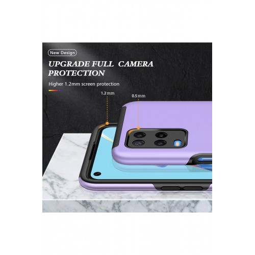Newface Oppo A54 4G Kılıf Elit Yüzüklü Kapak - Mor Newface Oppo A54 4G Kılıf Elit Yüzüklü Kapak - Mor