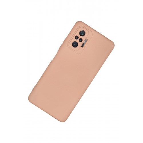 Newface Xiaomi Redmi Note 10 Pro Kılıf Nano içi Kadife Silikon - Pudra Newface Xiaomi Redmi Note 10 Pro Kılıf Nano içi Kadife Silikon - Pudra