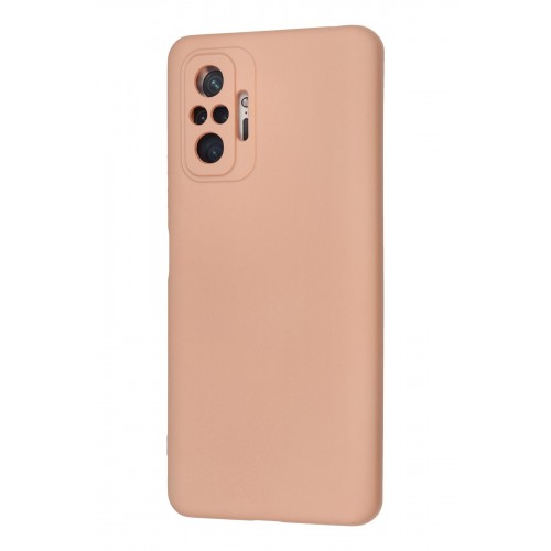Newface Xiaomi Redmi Note 10 Pro Kılıf Nano içi Kadife Silikon - Pudra Newface Xiaomi Redmi Note 10 Pro Kılıf Nano içi Kadife Silikon - Pudra