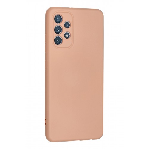 Newface Samsung Galaxy A32 Kılıf Nano içi Kadife Silikon - Pudra Newface Samsung Galaxy A32 Kılıf Nano içi Kadife Silikon - Pudra