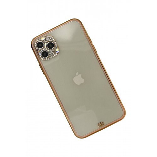 Newface iPhone 11 Pro Kılıf Liva Taşlı Silikon - Pembe Newface iPhone 11 Pro Kılıf Liva Taşlı Silikon - Pembe