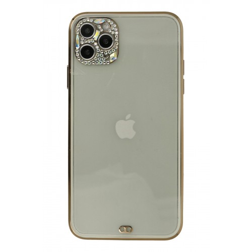 Newface iPhone 11 Pro Kılıf Liva Taşlı Silikon - Beyaz Newface iPhone 11 Pro Kılıf Liva Taşlı Silikon - Beyaz