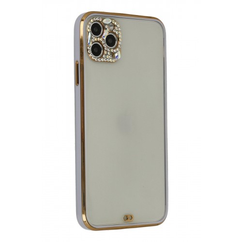 Newface iPhone 11 Pro Kılıf Liva Taşlı Silikon - Mor Newface iPhone 11 Pro Kılıf Liva Taşlı Silikon - Mor