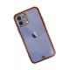 Newface iPhone 12 Kılıf Liva Taşlı Silikon - Kırmızı Newface iPhone 12 Kılıf Liva Taşlı Silikon - Kırmızı