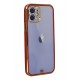 Newface iPhone 12 Kılıf Liva Taşlı Silikon - Kırmızı Newface iPhone 12 Kılıf Liva Taşlı Silikon - Kırmızı