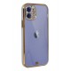 Newface iPhone 12 Kılıf Liva Taşlı Silikon - Mor Newface iPhone 12 Kılıf Liva Taşlı Silikon - Mor
