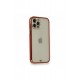 Newface iPhone 12 Pro Kılıf Liva Taşlı Silikon - Kırmızı Newface iPhone 12 Pro Kılıf Liva Taşlı Silikon - Kırmızı