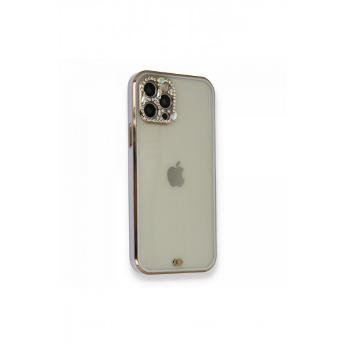 Newface iPhone 12 Pro Kılıf Liva Taşlı Silikon - Mor Newface iPhone 12 Pro Kılıf Liva Taşlı Silikon - Mor