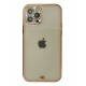 Newface iPhone 12 Pro Max Kılıf Liva Taşlı Silikon - Pembe